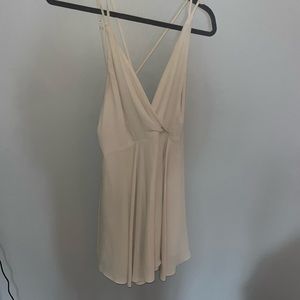 Beautiful, long cream babydoll, size L